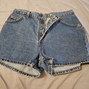 Vintage 1990's Levis 942 Womens Button Fly Shorts, Size 11 Jr
